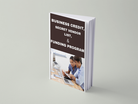 Business Credit, Vendor List and Funding Program